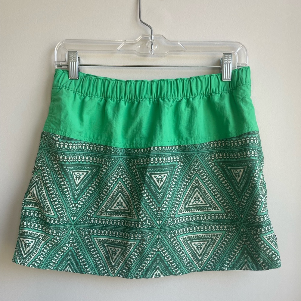 Patagonia Baggies Skirt Bermuda Nettle Green Size Medium